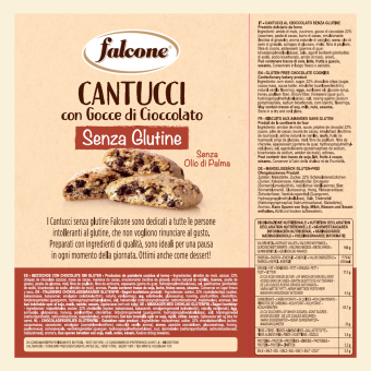 CANTUCCI CIOCCOLATO GLUTEN FREE LATO B INFO
